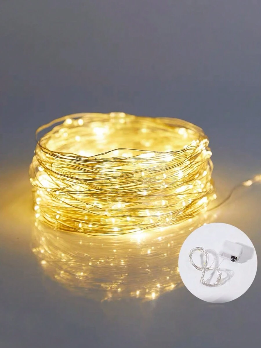 Led花束裝飾燈,氣氛燈飾,生日派對,生日禮物,鮮花花束,裝飾燈,禮品盒,攝影燈光等多用途。 - 黃色 - 查看 1