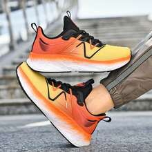 男鞋2023新款街頭風透氣耐穿百搭休閒運動跑步鞋