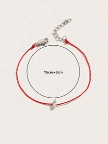 1款簡單百搭手工編織925銀與鋯石手鍊,適合女孩的理想禮物