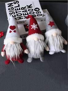 聖誕節無臉侏儒、娃娃和樹形掛飾,適用於家居裝飾、禮物、聚會