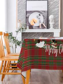 1入組聖誕主題圖案桌布 - 多樣化色 - 查看 4