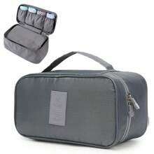 Grey Storage Bag Cosmetic Bag Makeup Bag Storage Makeup Organizer Makeup Case - Grey - View 1