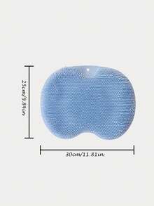 1件多功能按摩浴刷,防滑墊,吸盤搓腳墊,浴室搓腳墊-綠色 - 綠色 - 查看 11