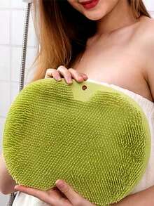 1件多功能按摩浴刷,防滑墊,吸盤搓腳墊,浴室搓腳墊-綠色 - 綠色 - 查看 2