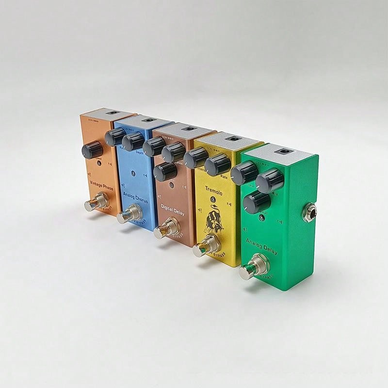 1pc Electric Guitar Effect Pedal Mini Single Guitar Pedal, With Equalizer, Distortion, Overdrive