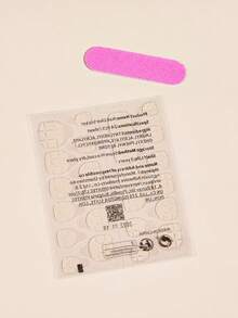 24入組萬聖節主題長尖指甲貼,黑暗風格帶萬聖節元素,包括果凍膠和指甲文件,適用於戶外、休閒穿著、娛樂、派對、舞會和日常穿著 - 彩色 - 查看 3