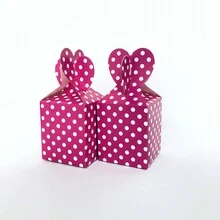 6入組/個 玫瑰紅色糖果盒 - 玫紅色 - 查看 3