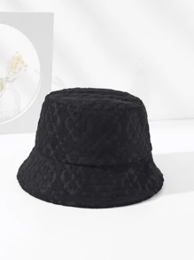 قبعة برميلية صيفية 1 قطعة من نوع المنسوجات المربعة الرأسية باللون الأحادي مناسبة للاستخدام اليومي والأنشطة الخارجية للرجال ، مناسبة لأنشطة الصيف الخارجية مثل التنزه والصيد - الأسود - مشاهدة 13