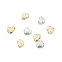 1 盒 200 顆 6 毫米雙心形和心形吊飾 Ccb 珠子適用於 Diy 手鍊、項鍊、珠寶製作用品