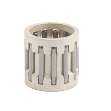 PowerMotor 摩托車曲軸滾針軸承,高1.4厘米,內徑12.2毫米,通用,銀色