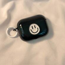 笑脸耳机保护壳 兼容2/3/4/Pro/Pro2 - 黑色 - 查看 6