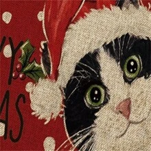 1入復古風格聖誕節主題地墊,卡通聖誕老人節日裝飾地氈適用於入口門廊 - 復古風做舊聖誕-3 - 查看 6