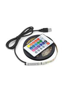 Lámpara Para Computadora De Escritorio, Lámpara Para Caja De Computadora, Luz Para Atmósfera De Juegos, Tira De Luz Led Rgb, Lámpara Para Decoración De Festivales, Luz Para Fiesta De Cumpleaños, Iluminación Interior - Multicolor - Ver 10