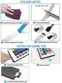 Lámpara Para Computadora De Escritorio, Lámpara Para Caja De Computadora, Luz Para Atmósfera De Juegos, Tira De Luz Led Rgb, Lámpara Para Decoración De Festivales, Luz Para Fiesta De Cumpleaños, Iluminación Interior - Multicolor - Ver 11