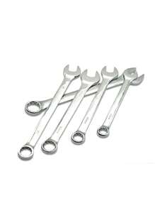 打開式扳手,拋光公制備有鏡面處理,修理手工具,標準6mm-24mm齒輪扳手螺母工具,適用於一般家庭、車庫和汽車維護