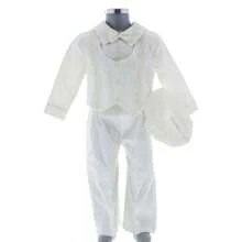 Traje Para Bautizo De Niño 2883 1 A 4 Años - Beis - Ver 1