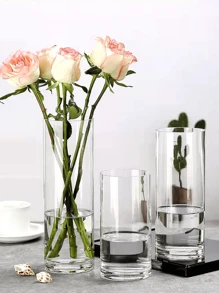 1入組生態瓶高硼玻璃花瓶水培容器微景觀花瓶玻璃魚缸,適用於水培、水族箱和玻璃花園裝飾 - 透明 - 查看 3