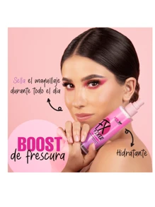 GENESIS COSMETICS Makeup Fixative Kit + Pink Up Eyebrow Fixative Gel - Apricot - View 3