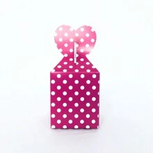 6入組/個 玫瑰紅色糖果盒 - 玫紅色 - 查看 1