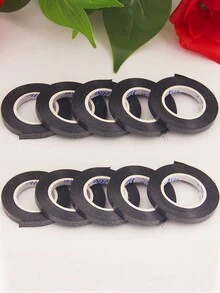 10pcs Ribbon Balloon Decorative Accessory (tying Ribbon) - Black - View 2