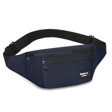 新款時尚男士大容量防水胸包,多功能運動休閒騎行腰包,時尚橫跨單肩包