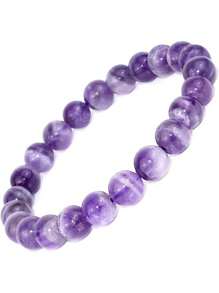 DAZCOLO 1入珠寶戴品,波西米亞極簡風格,自然8mm寶石串珠手鍊-女士度假、聚會、節日裝扮完美之選 - 彩色 - 查看 33