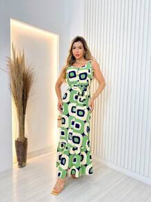 Women Dresses - màu xanh lá - Xem 3
