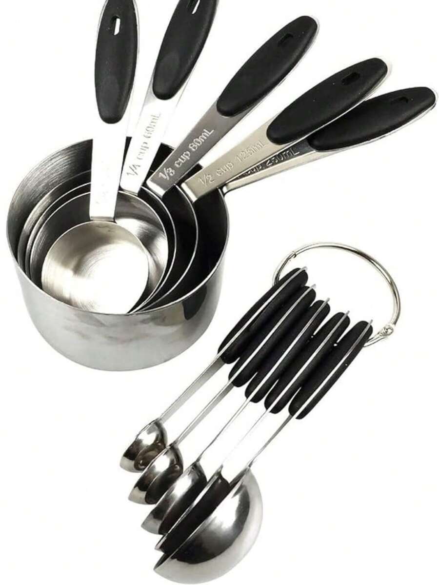 Measuring Spoons - Black - View 1