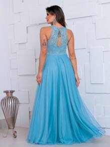 Grife Velasco Women Prom & Evening Dresses - 淺藍色 - 查看 2
