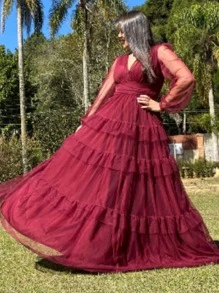 Wedding Dresses - 紅木色 - 查看 1