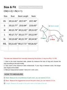 1 件冬季宠物背心，适合小型、迷你和玩具狗和猫 - 柔软、温暖、透气的外套，带按扣 - 藍色 - 查看 2