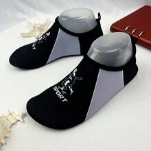 Không giới tính bờ biển Giày dép Với Vớ , Chống trượt Mềm mại , Sấy khô nhanh , Thích hợp Đối với bờ biển , Nước Công viên , Thể thao dưới Nước , Suối Bơi Giày dép Giày Aqua Chân trần Giày dép - Màu tím - Xem 2