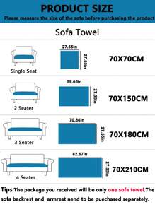 1 件紮染漸層人造兔毛沙發墊,搭配防滑簡約風格扶手靠背分離沙發毛巾沙發套保護沙發並保持柔軟舒適 - 粉色 - 查看 2
