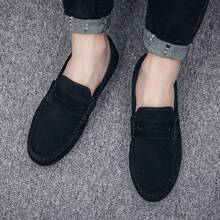 1pair Men's Penny Loafers - Black - View 2