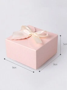 3Pcs Yellow Small Gift Boxes Empty Gift Box with Ribbons Cute Decorative Box For Friends, Children, Birthday, Wedding, Party, Cookie, Chocolate, Candy - Yellow - View 4