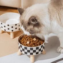 Regalo para amantes de gatos/perros y tazón de comida para mamás de perros/gatos con diseño antivuelco y base antideslizante, borde protector y gran capacidad - Multicolor - Ver 1