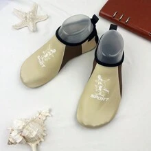 成人通用沙灘鞋附襪子,防滑軟底,快乾,適用於海灘、水上樂園、河流健行