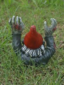 1pc Horror Halloween Decorative Zombie Garden Ornament - Multicolor - View 3