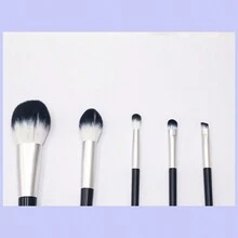 5pcs Blue Makeup Brush Set,Brush Set,Makeup Brush Kit,Make Up Brush Set,Make Up Set Complete,Makeup Brush Set,Complete Makeup Kit,Brush Kit,Brushes Makeup Set,Makeup Gift Set,Set - Navy Blue - View 4