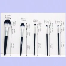 5pcs Blue Makeup Brush Set,Brush Set,Makeup Brush Kit,Make Up Brush Set,Make Up Set Complete,Makeup Brush Set,Complete Makeup Kit,Brush Kit,Brushes Makeup Set,Makeup Gift Set,Set - Navy Blue - View 5