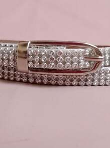 Women Belts - 銀色 - 查看 2