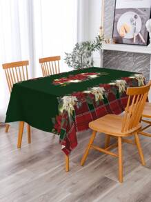 1入組聖誕圖案圖案桌布 - 多顏色 - 查看 3