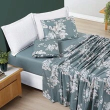 Sheet Sets with Pillowcases - màu xanh lá - Xem 1