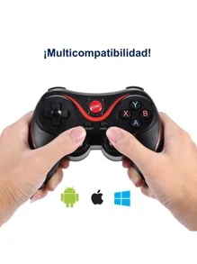 Control Para Celular Android iPhone, Bluetooth Gamepad - Negro - Ver 3