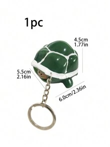 1 件裝減壓柔軟玩具 - 海龜與模擬水果造型緩慢上升玩具 - 灰色 - 查看 5