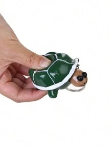 1 件裝減壓柔軟玩具 - 海龜與模擬水果造型緩慢上升玩具 - 灰色 - 查看 3