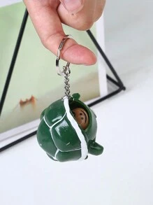 1 件裝減壓柔軟玩具 - 海龜與模擬水果造型緩慢上升玩具 - 灰色 - 查看 4