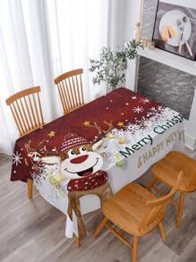 1入組聖誕節慶紋樣印花桌布 - 多彩色 - 查看 1