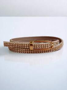 Women Belts - 金色 - 查看 1