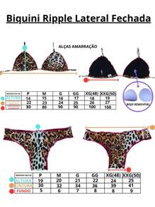Women Bikini Sets - 軍綠色 - 查看 6